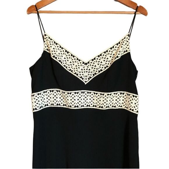 Ann Taylor black and white slip dress‎ - Picture 2 of 8